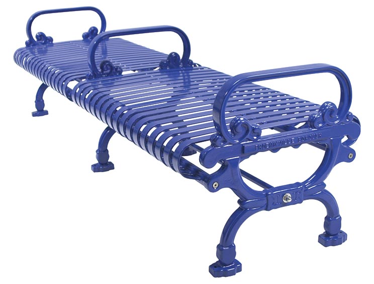 LAMPLIGHTER FLAT BENCH WITH ARMS