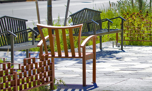 Picture of Exeter Chairs and Atticus Bench