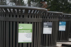 Compost Trash Recycling Signage