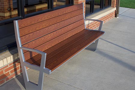 New Creekview Bench with Back
