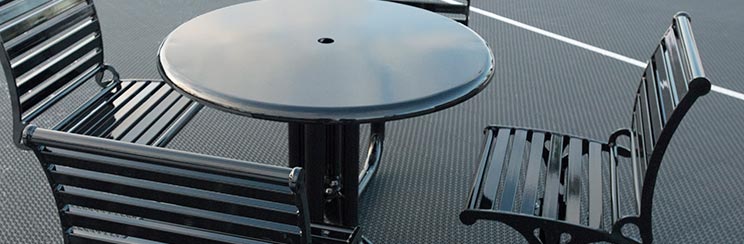 Schenley Table Set onsite