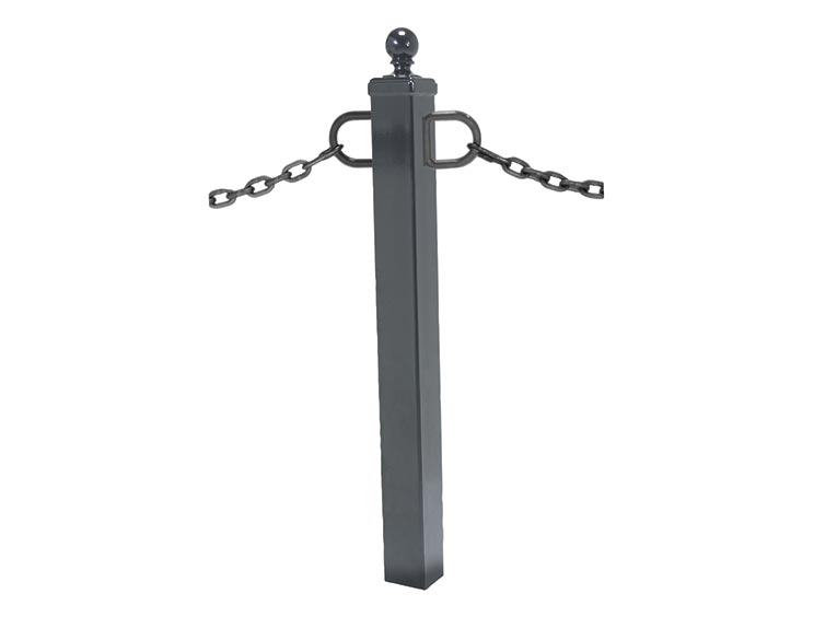 FENWICK BOLLARD WITH CHAIN LOOPS