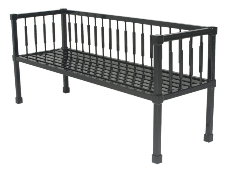 LEESBURG BENCH WITH BACK, HIGH OR LOW ARM