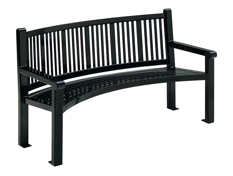 Curved Iron Bench | lupon.gov.ph