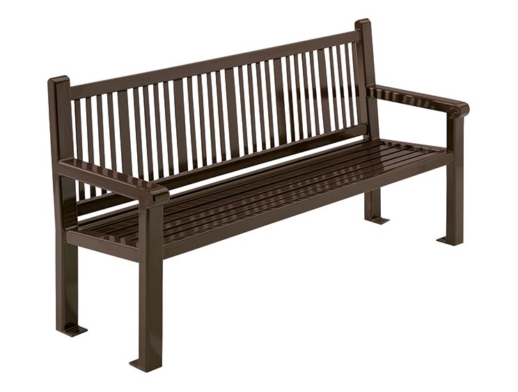 READING BENCH WITH BACK