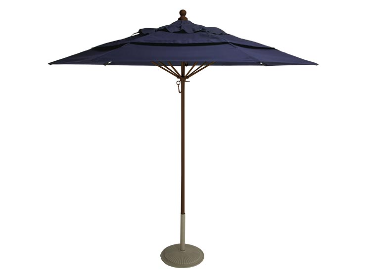 WOOD GRAIN ALUMINUM UMBRELLA