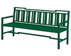 Bench with Back