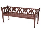 Augustine Bench with Back