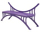 Dragonfly Bench with Back