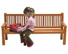 Puddin Drippins Reading Bench with Back