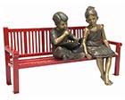 Children's Bench with Back