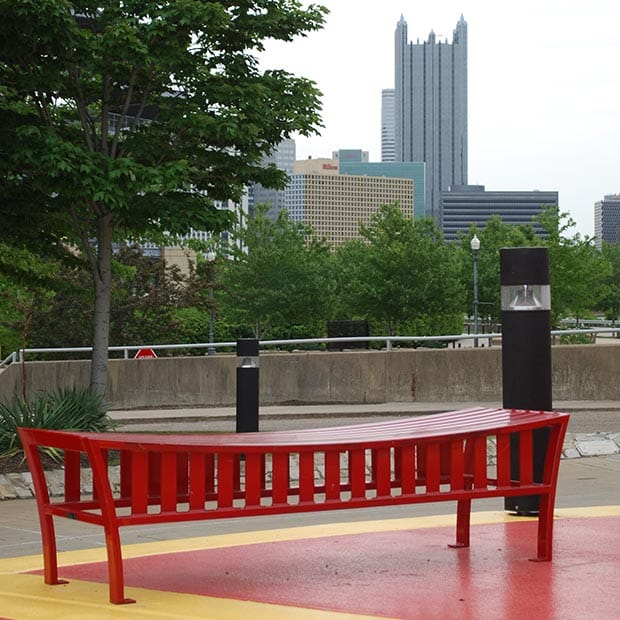 Exeter Bench at the Carnegie Science Center