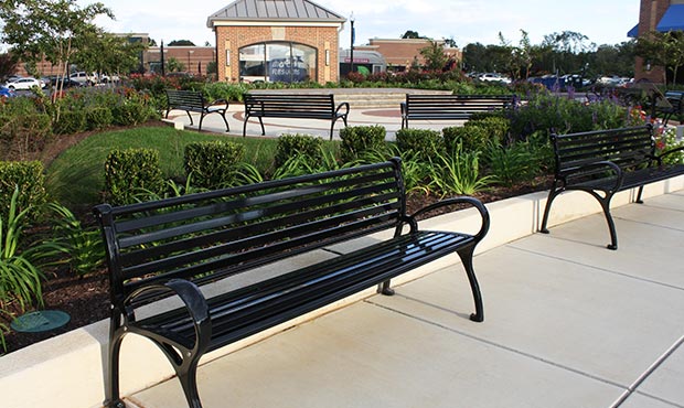 Schenley Benches in a retail environment