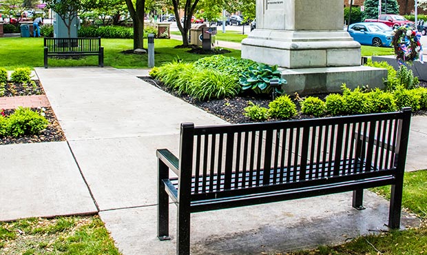 The Reading Bench with Back is a staple of traditional seating designs