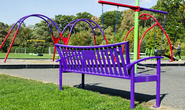 Exeter Bench at Playground