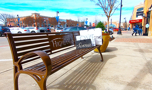 Branded furniture aligning with corporate identity.