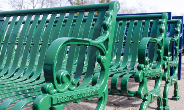 Picture of Green Lamplighter Benches