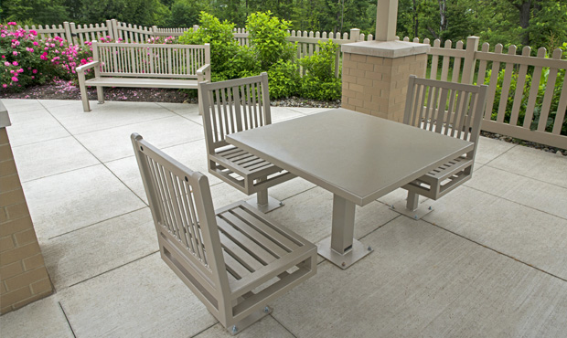 Picture of Keystone Ridge Designs Product on Site - Site Furnishing Outdoor Site Furniture