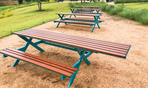 Picture of Keystone Ridge Designs Product on Site - Site Furnishing Outdoor Site Furniture