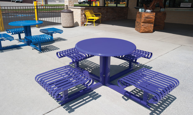 Picture of Keystone Ridge Designs Product on Site - Site Furnishing Outdoor Site Furniture