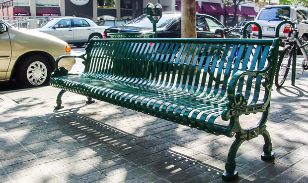 Picture of Keystone Ridge Designs Product on Site - Custom Green Lampligther Bench