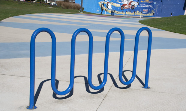 Picture of Keystone Ridge Designs Product on Site - Blue Sonance Bike Rack