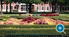 Commemorative Pullman Benches in a university floral garden