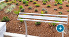 A Penn Leaning Rail offers a simple bus stop solution