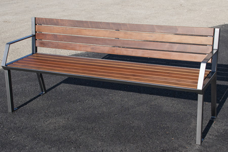 Enzo Bench with Back