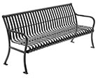 Pullman bench with back
